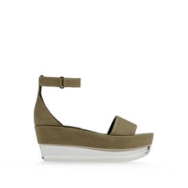 STELLA McCARTNEY, Wedges, Valerie Canvas Plexi Wedges