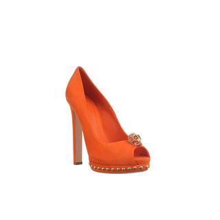 ALEXANDER MCQUEEN, High-heels, Two-Faced Skull Peep-Toe