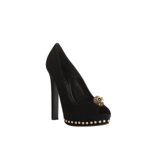ALEXANDER MCQUEEN, High-heels, Two-Faced Skull Peep-Toe