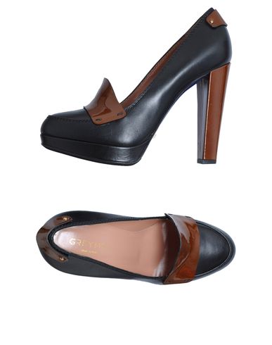 ZOOM GREY MER - Moccasins with heel