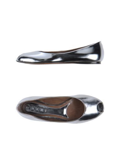 ZOOM MARNI - Peep-toe ballet flats
