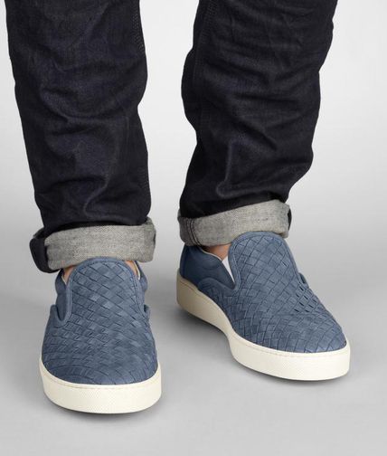 BOTTEGA VENETA - Intrecciato Suede Sneaker