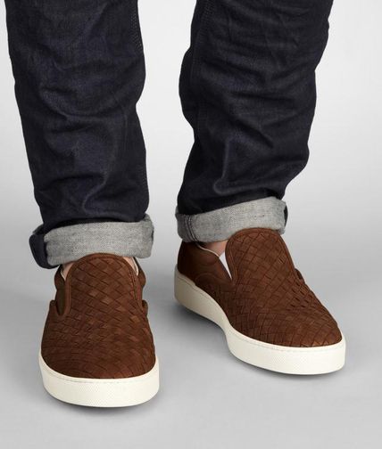 BOTTEGA VENETA - Intrecciato Suede Sneaker