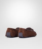 Bottega Veneta® Mokassin aus Wildleder Intrecciato Bottega Veneta® Mokassin aus Wildleder Intrecciato