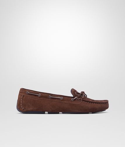 BOTTEGA VENETA - Intrecciato Suede Moccasin