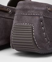 Bottega Veneta® Ardoise Intrecciato Suede Moccasin Bottega Veneta® Ardoise Intrecciato Suede Moccasin