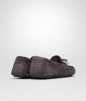 Bottega Veneta® Ardoise Intrecciato Suede Moccasin Bottega Veneta® Ardoise Intrecciato Suede Moccasin