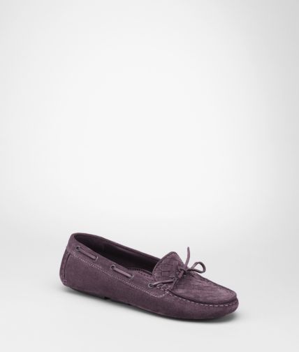 BOTTEGA VENETA - Intrecciato Suede Moccasin