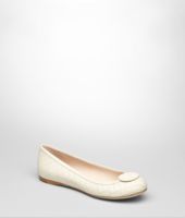 Bottega Veneta® Antique Intrecciomirage Ballerina Bottega Veneta® Antique Intrecciomirage Ballerina