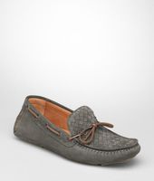 Bottega Veneta® Intrecciato Suede Moccasin Bottega Veneta® Intrecciato Suede Moccasin