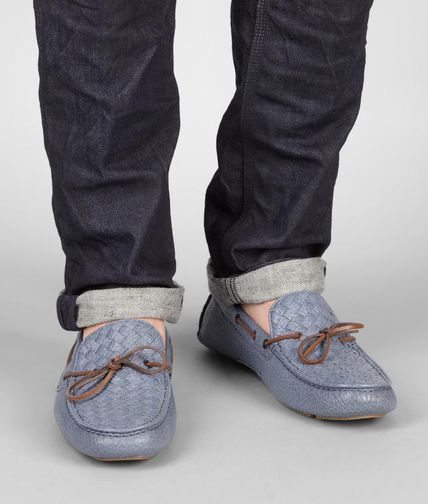 BOTTEGA VENETA - Intrecciato Cervo Moccasin