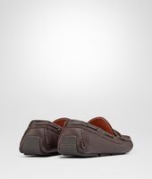 Bottega Veneta® Espresso Intrecciato Cervo Moccasin Bottega Veneta® Espresso Intrecciato Cervo Moccasin