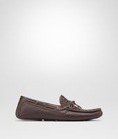 Bottega Veneta® Espresso Intrecciato Cervo Moccasin Bottega Veneta® Espresso Intrecciato Cervo Moccasin