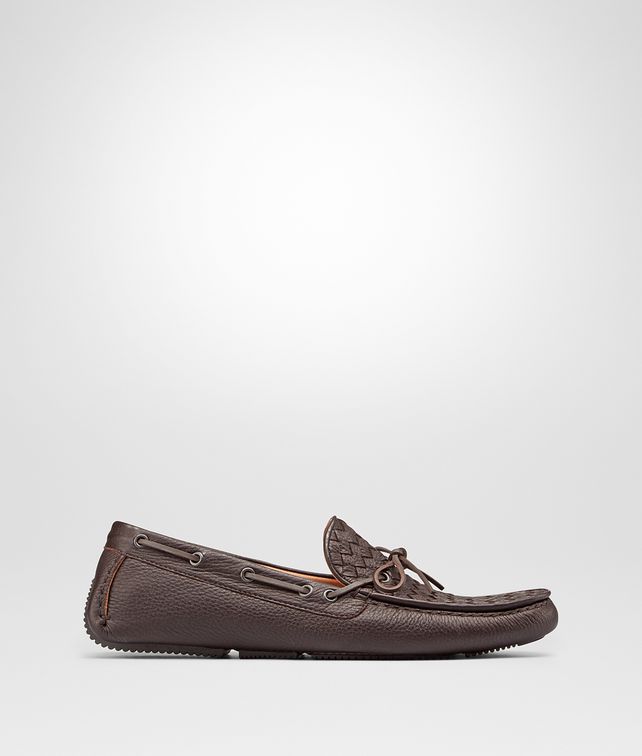 BOTTEGA VENETA WAVE DRIVER IN ESPRESSO INTRECCIATO CERVO Mocassin or Slipper U fp