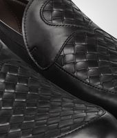 Bottega Veneta® Nero Palladio Calf Intrecciato Shoe Bottega Veneta® Nero Palladio Calf Intrecciato Shoe