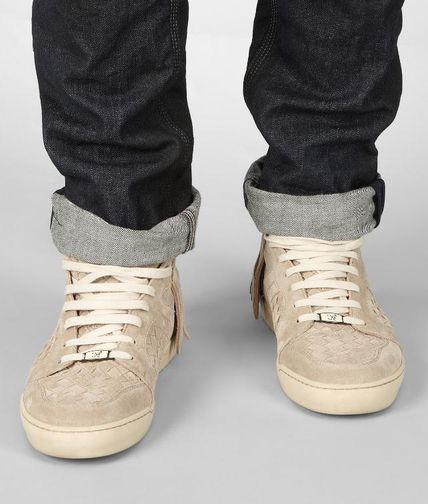 BOTTEGA VENETA - Intrecciato Suede Sneaker