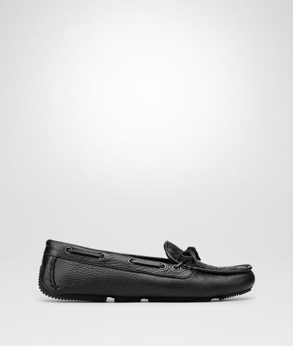 BOTTEGA VENETA - Intrecciato Washed Cervo Moccasin