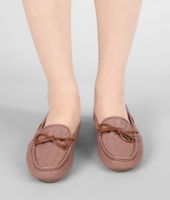 Bottega Veneta® Mokassin aus gewaschenem Cervo Leder Intrecciato Watteau Bottega Veneta® Mokassin aus gewaschenem Cervo Leder Intrecciato Watteau
