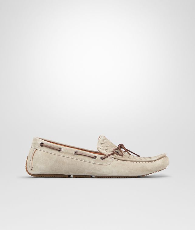 BOTTEGA VENETA Fume Intrecciato Suede Moccasin Mocassin or Slipper U fp
