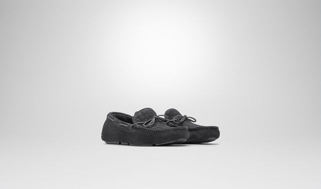 BOTTEGA VENETA - Intrecciato Suede Moccasin