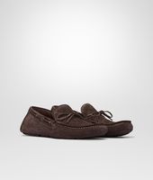 Bottega Veneta® Edoardo Intrecciato Suede Moccasin Bottega Veneta® Edoardo Intrecciato Suede Moccasin