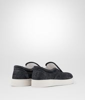 Bottega Veneta® Ardoise Intrecciato Suede Sneaker Bottega Veneta® Ardoise Intrecciato Suede Sneaker