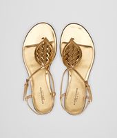 Bottega Veneta® Intrecciato Mirror Metal Sandal Bottega Veneta® Intrecciato Mirror Metal Sandal