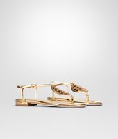Bottega Veneta® Intrecciato Mirror Metal Sandal Bottega Veneta® Intrecciato Mirror Metal Sandal