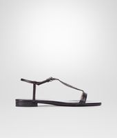 Bottega Veneta® Nero Intrecciato Calf Sandal Bottega Veneta® Nero Intrecciato Calf Sandal