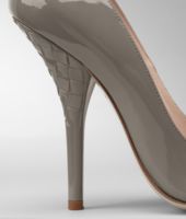 Bottega Veneta® Fume Vernice Calf Pump Bottega Veneta® Fume Vernice Calf Pump