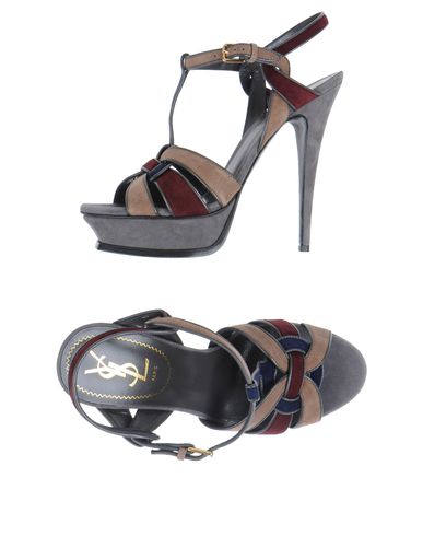 ZOOM YVES SAINT LAURENT RIVE GAUCHE - Platform sandals