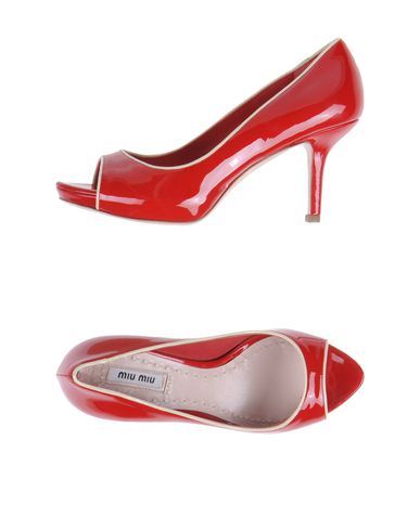 ZOOM MIU MIU - Pumps with open toe