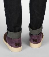 Bottega Veneta® Sneaker aus Wildleder Intrecciato Espresso Quetsche Bottega Veneta® Sneaker aus Wildleder Intrecciato Espresso Quetsche