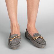 Intrecciato Suede Moccasin - Moccasins and Flat Shoes - BOTTEGA VENETA - PE13 - 490