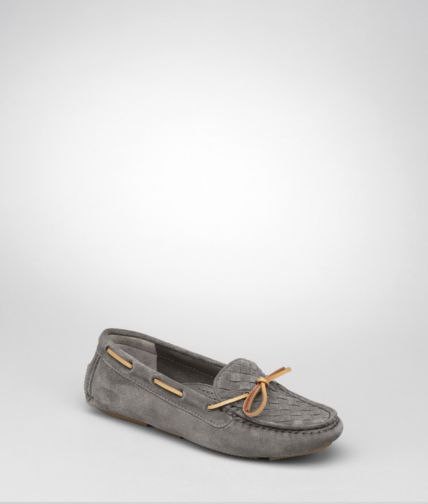 BOTTEGA VENETA - Intrecciato Suede Moccasin