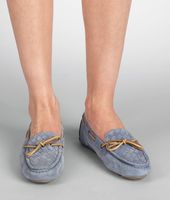 Bottega Veneta® Intrecciato Suede Moccasin Bottega Veneta® Intrecciato Suede Moccasin