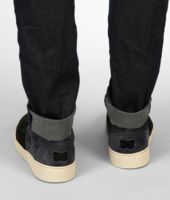 Bottega Veneta® Nero Ardoise Intrecciato Suede Sneaker Bottega Veneta® Nero Ardoise Intrecciato Suede Sneaker