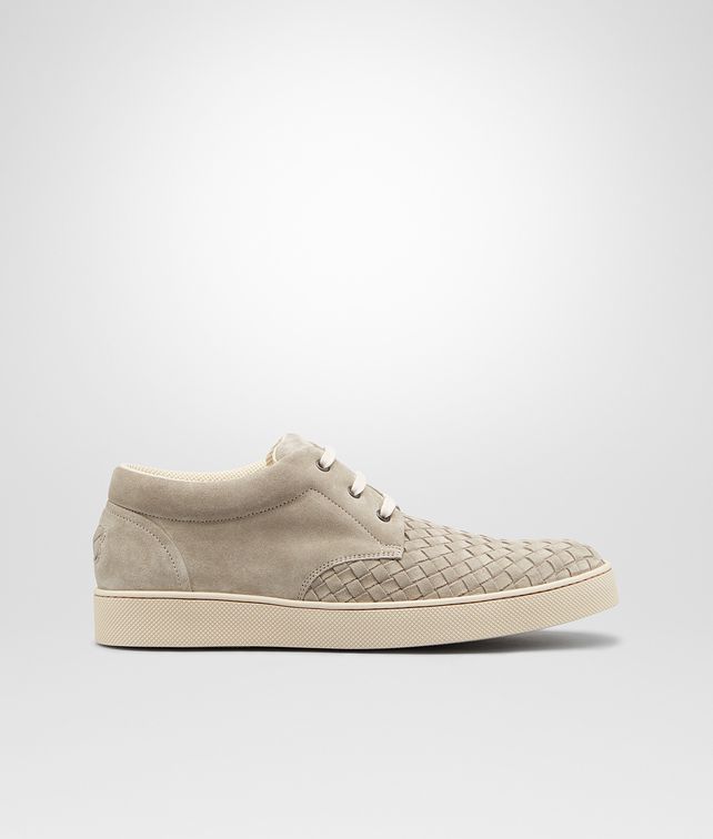 BOTTEGA VENETA Sneakers Fumé in Suede Intrecciato Sneakers U fp