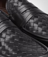 Bottega Veneta® Mokassin aus Kalbsleder Intrecciato Nero Bottega Veneta® Mokassin aus Kalbsleder Intrecciato Nero