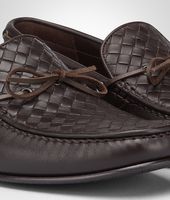 Bottega Veneta® Mokassins aus weichem Kalbsleder Intrecciato Espresso Bottega Veneta® Mokassins aus weichem Kalbsleder Intrecciato Espresso
