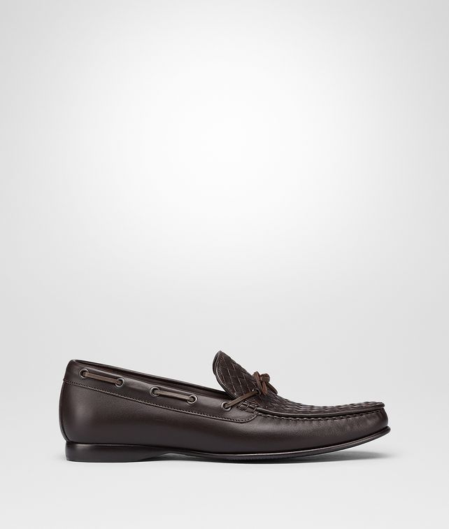 BOTTEGA VENETA DRIVER IN ESPRESSO INTRECCIATO CALF Mocassin or Slipper U fp