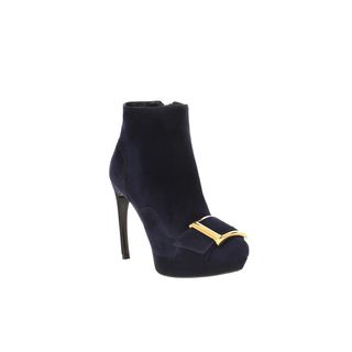 ALEXANDER MCQUEEN, Boots, Puritan Suede Ankle Boot