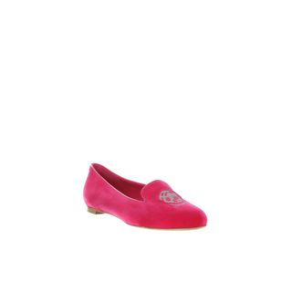 ALEXANDER MCQUEEN, Flats, Velvet Skull Slipper