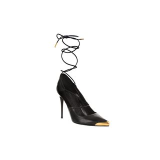 ALEXANDER MCQUEEN, High-heels, Ankle Wrap Toe-Cap Pointy Pump