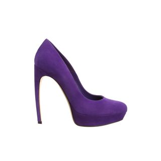 ALEXANDER MCQUEEN, High-heels, Suede Armadillo Pump