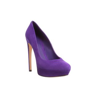 ALEXANDER MCQUEEN, High-heels, Suede Armadillo Pump