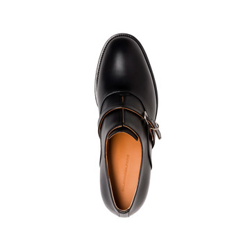 balenciaga derby buckle shoe