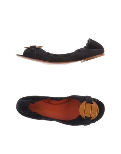 ZOOM SANTONI - Peep-toe ballet flats