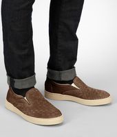 Bottega Veneta® Intrecciato Suede Sneaker Bottega Veneta® Intrecciato Suede Sneaker