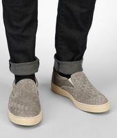 Bottega Veneta® Fume Intrecciato Suede Sneaker Bottega Veneta® Fume Intrecciato Suede Sneaker